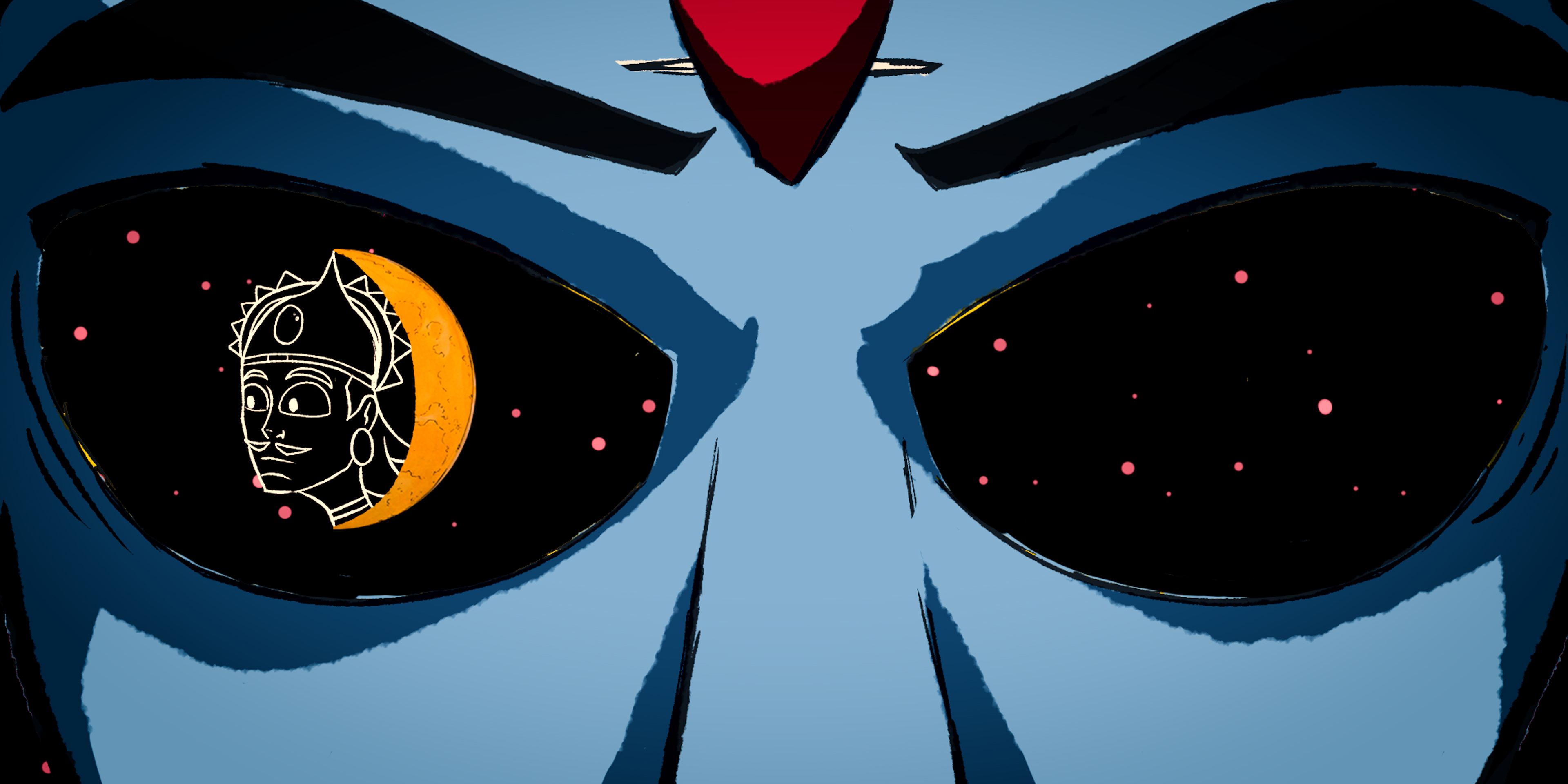 Animated scene from Chandrakaal by Flying Cat Productions